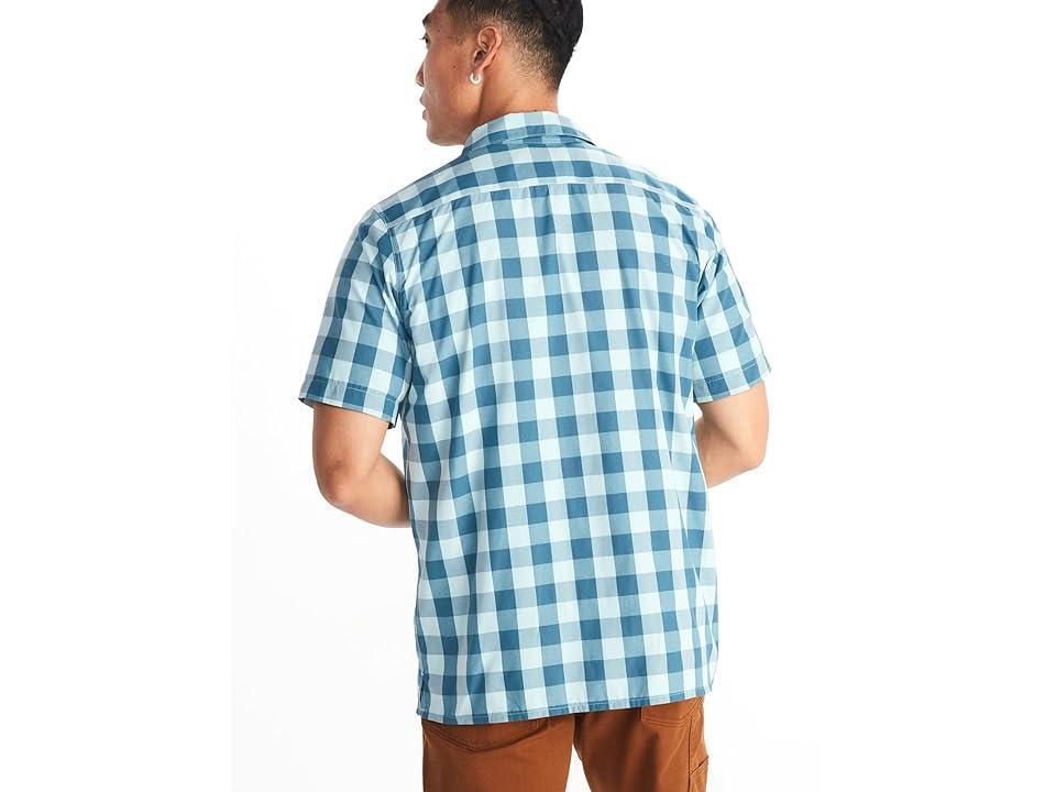 Marmot Muir Camp Novelty Short Sleeve (Cloud /Dusty Teal) Men's Clothing Product Image