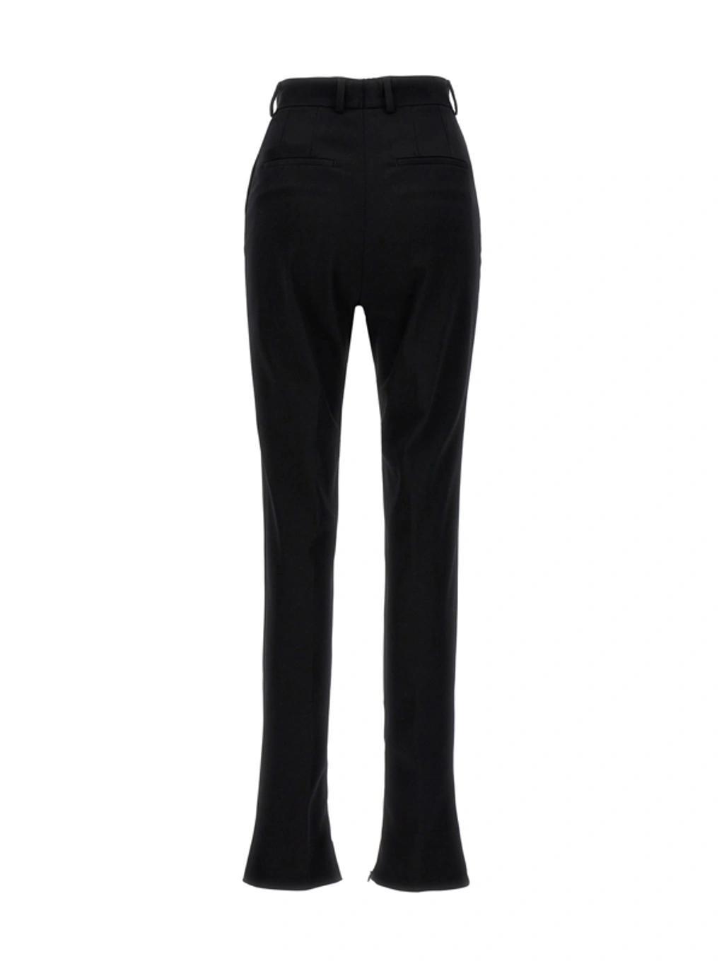 DOLCE & GABBANA Skinny-hose Mit Hohem Bund In Black Product Image