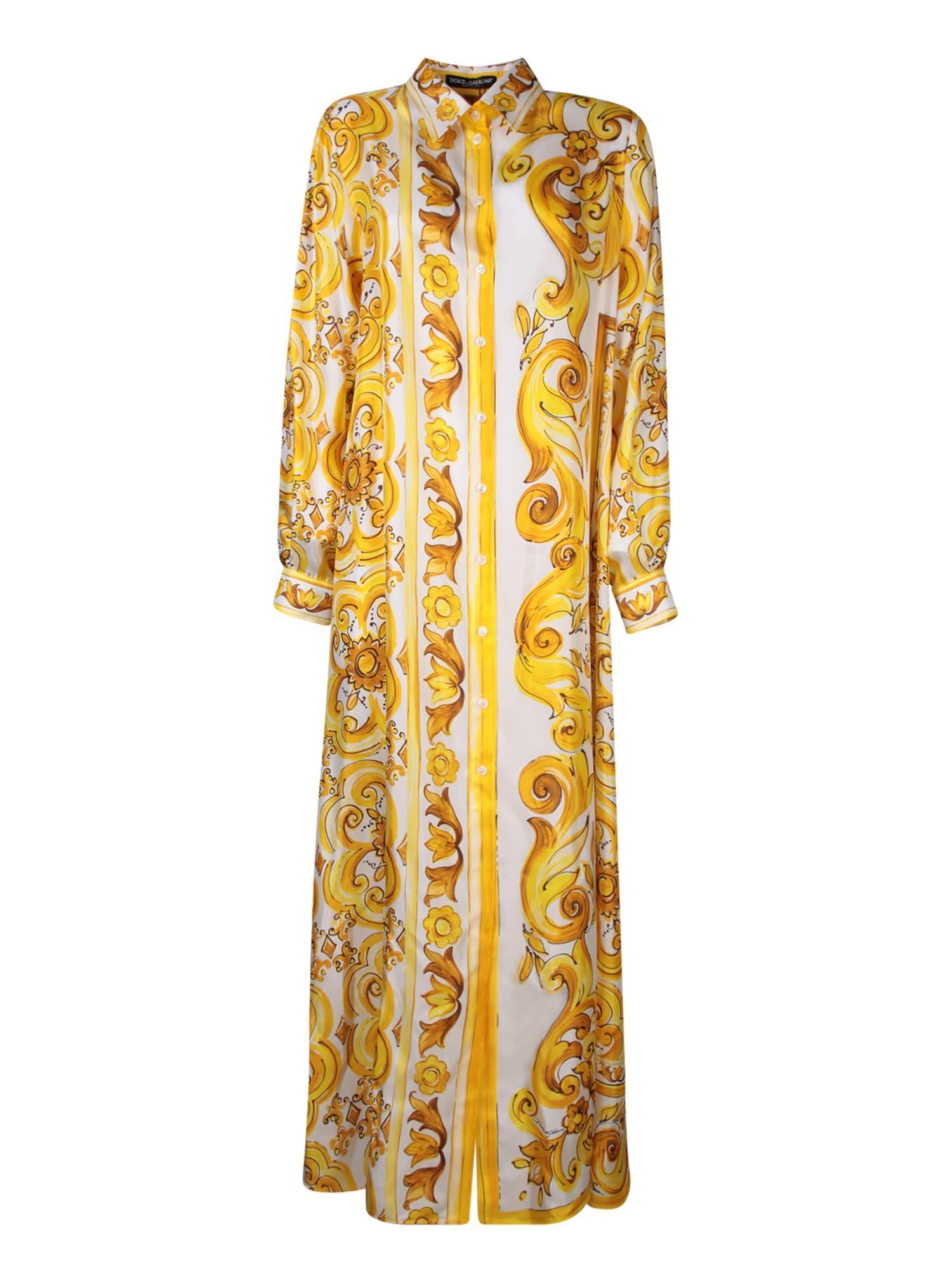 Maiolica Yellow Long Dress Product Image