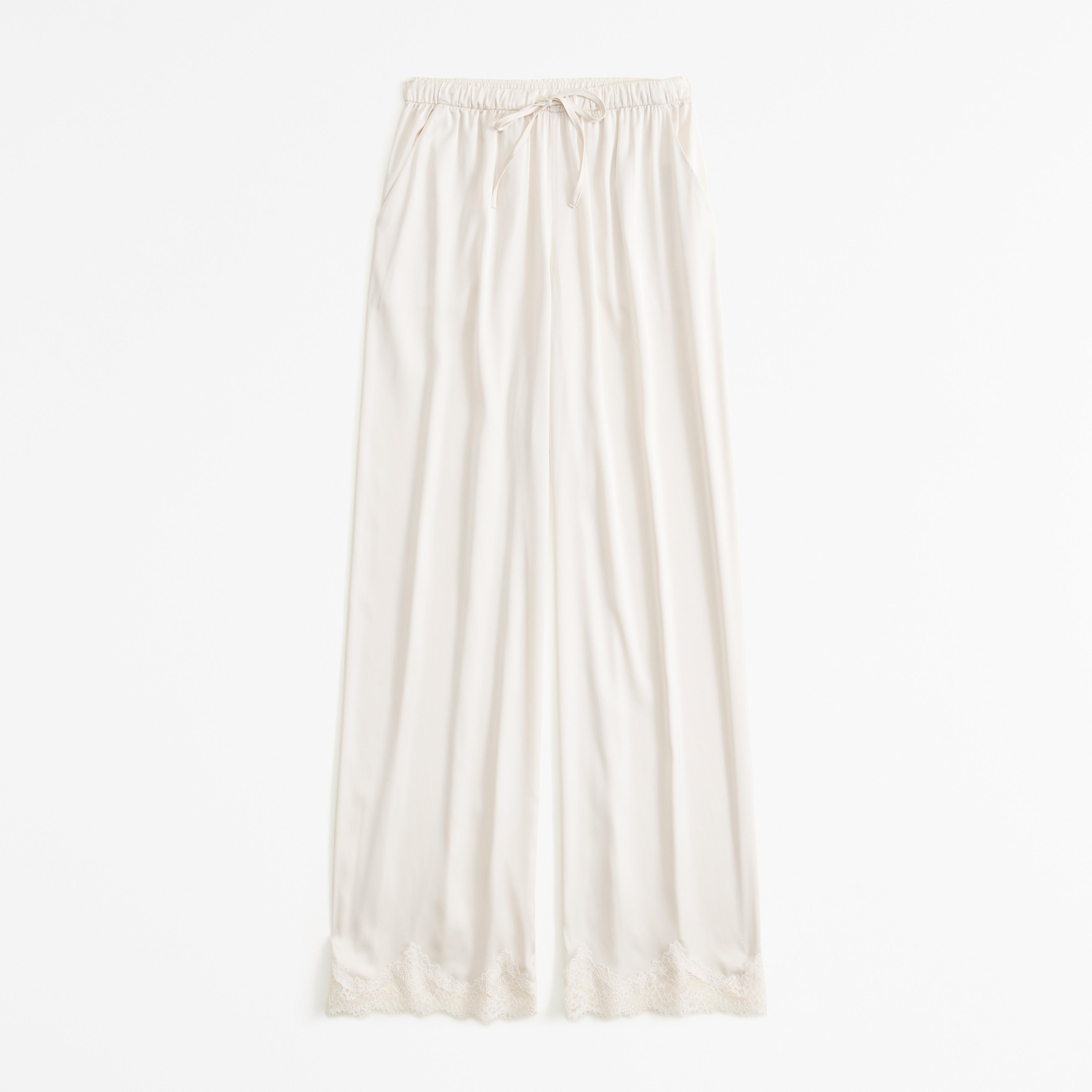 Lace and Satin Sleep Pant Product Image