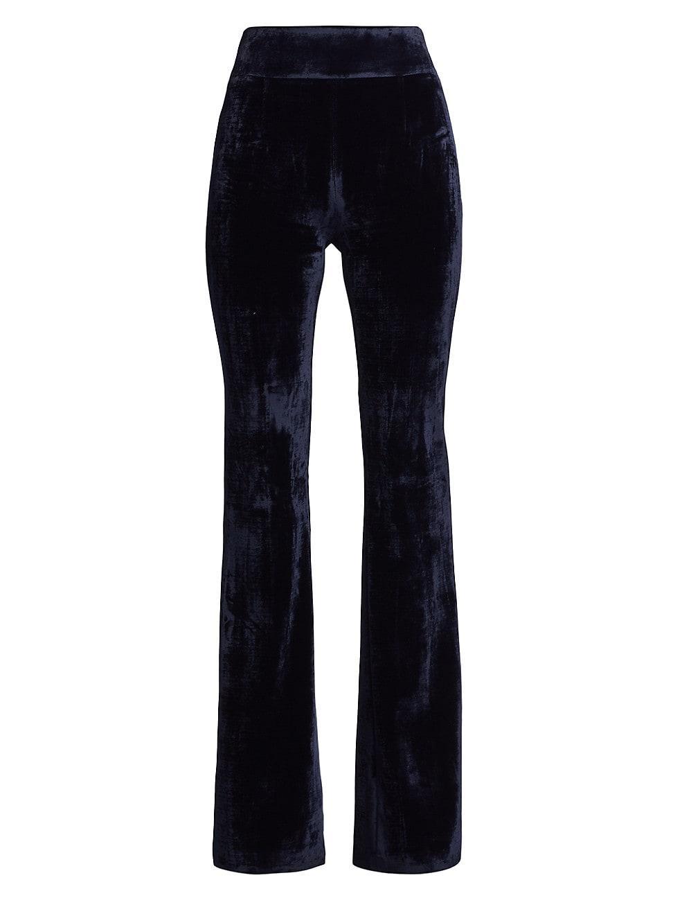 Womens Boot-Cut Velvet Pants Product Image