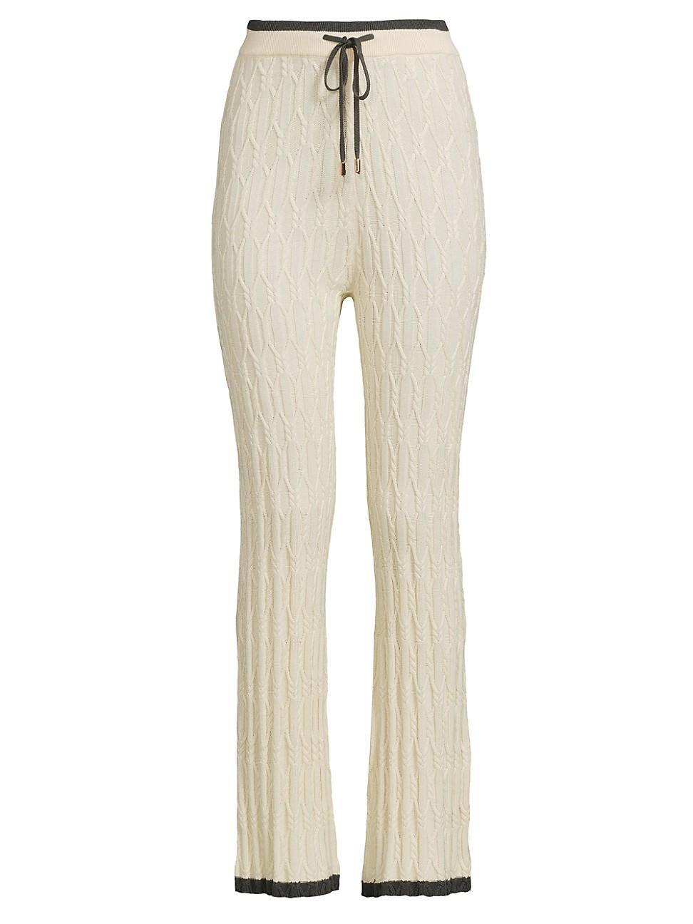 Womens Iiada Cable Knit Drawstring Pants Product Image