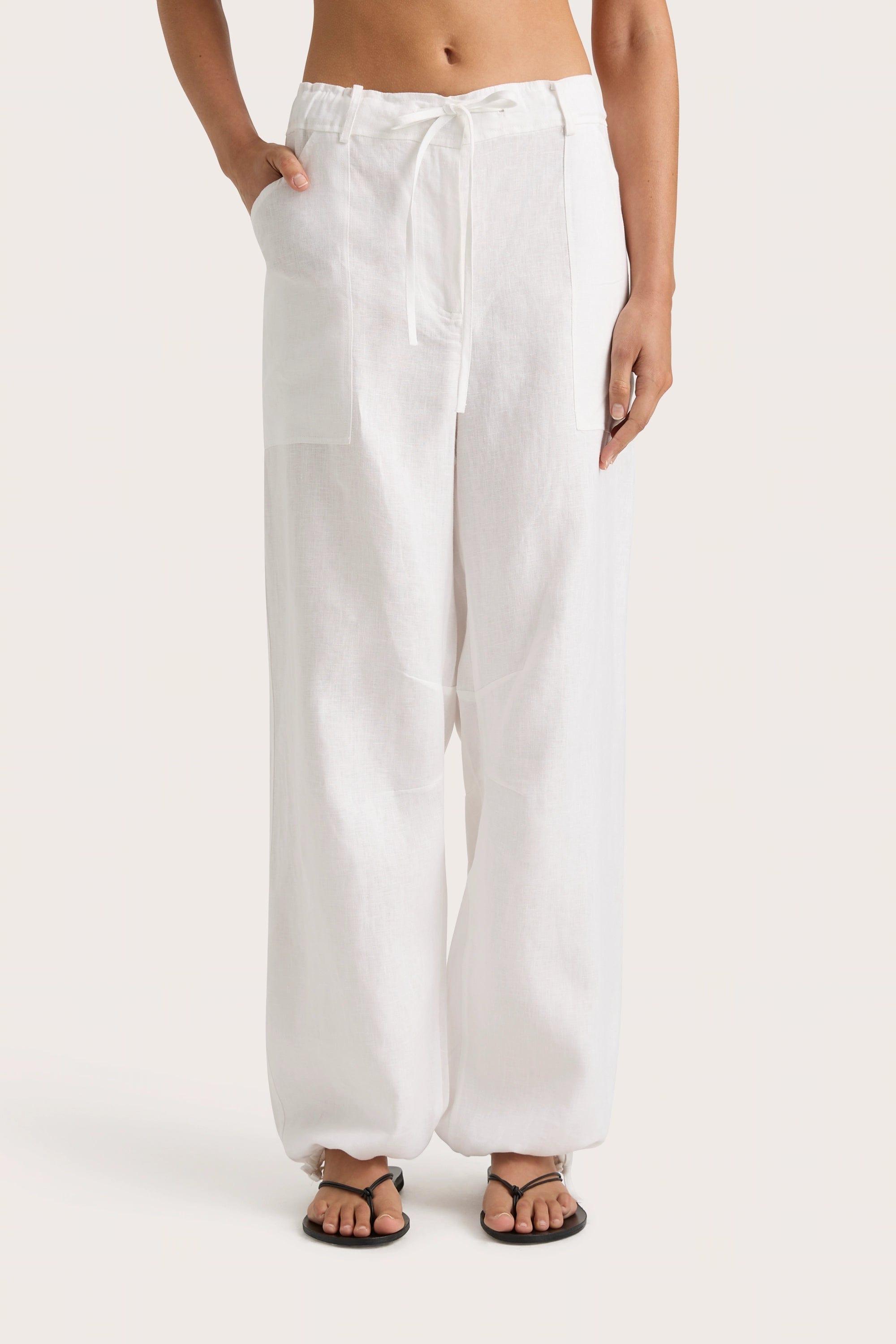 Geriba Pant White - Final Sale Product Image