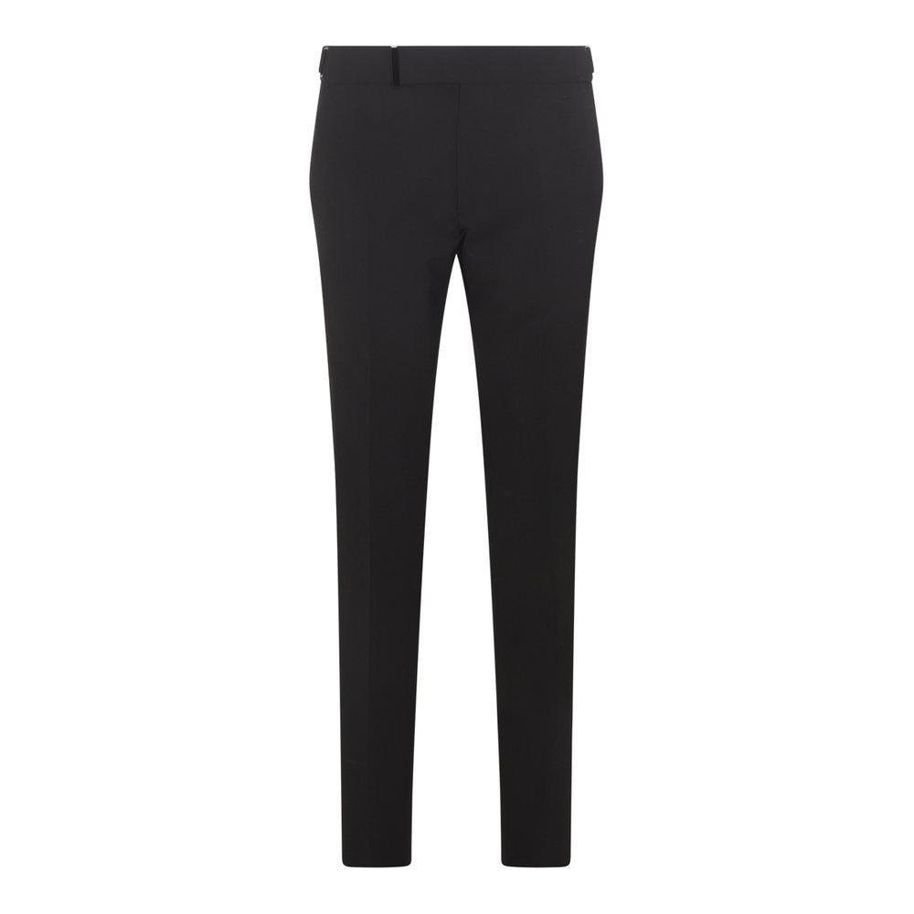 Slim Fit Tapered Trousers In Black Product Image