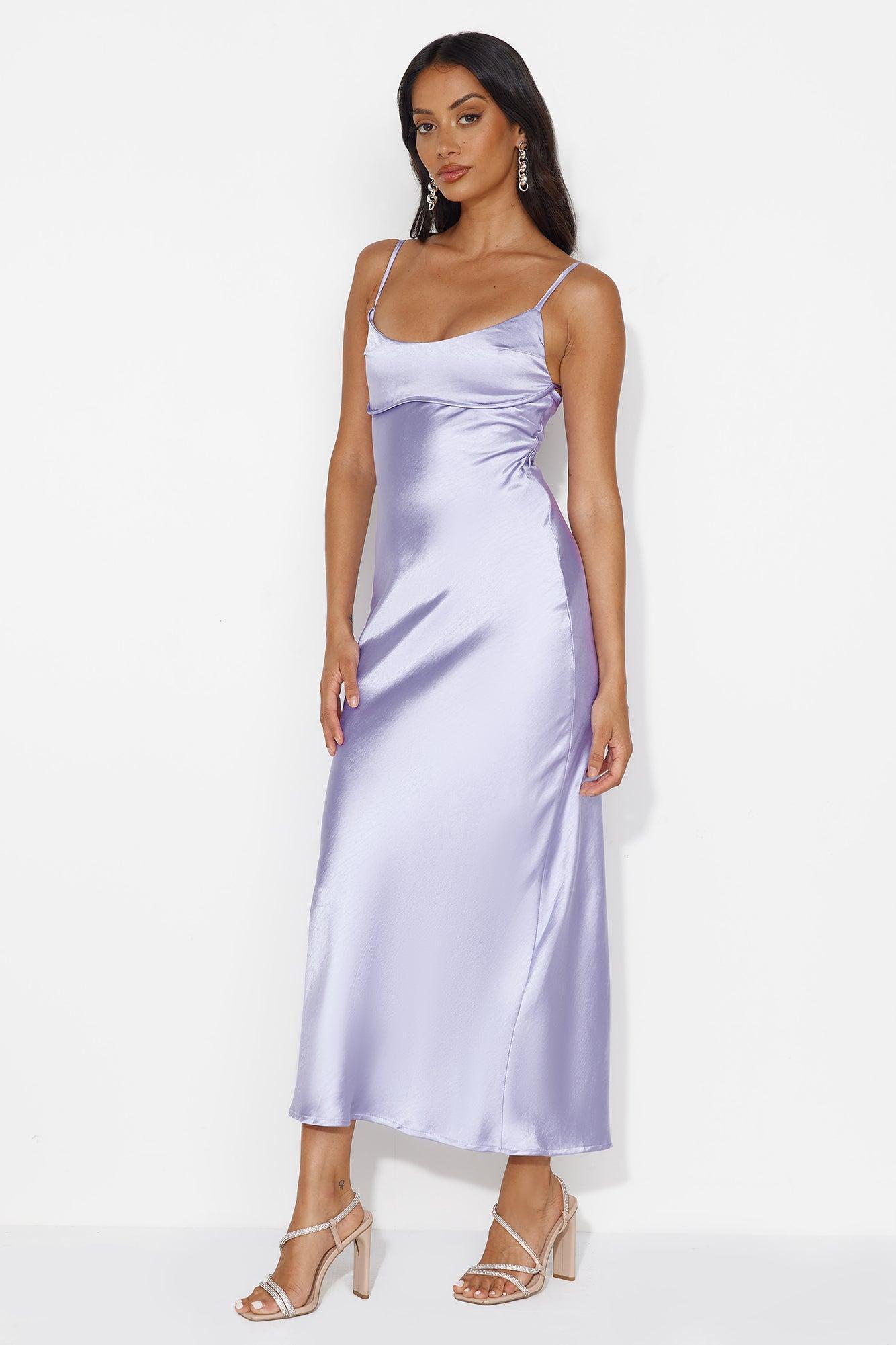 Feels Like Luxe Maxi Dress Purple Product Image