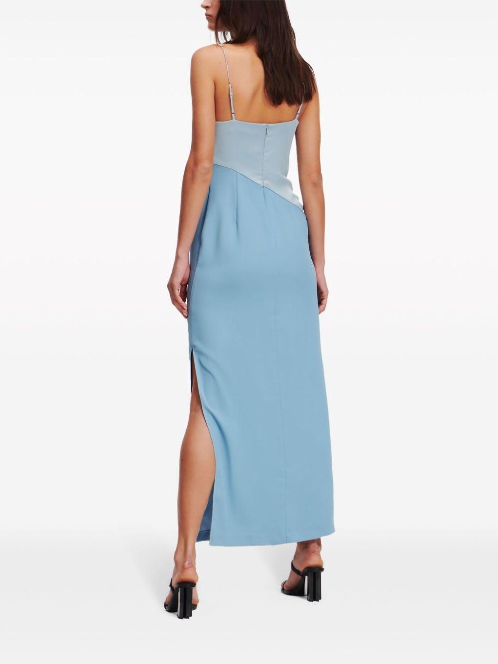 cowl-neck midi dress Product Image