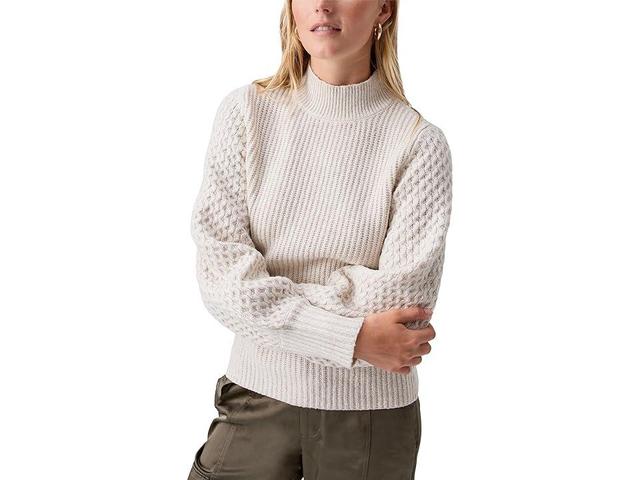 Sanctuary Honeycomb Sleeve Sweater (Toasted Marshmallow) Women's Clothing Product Image