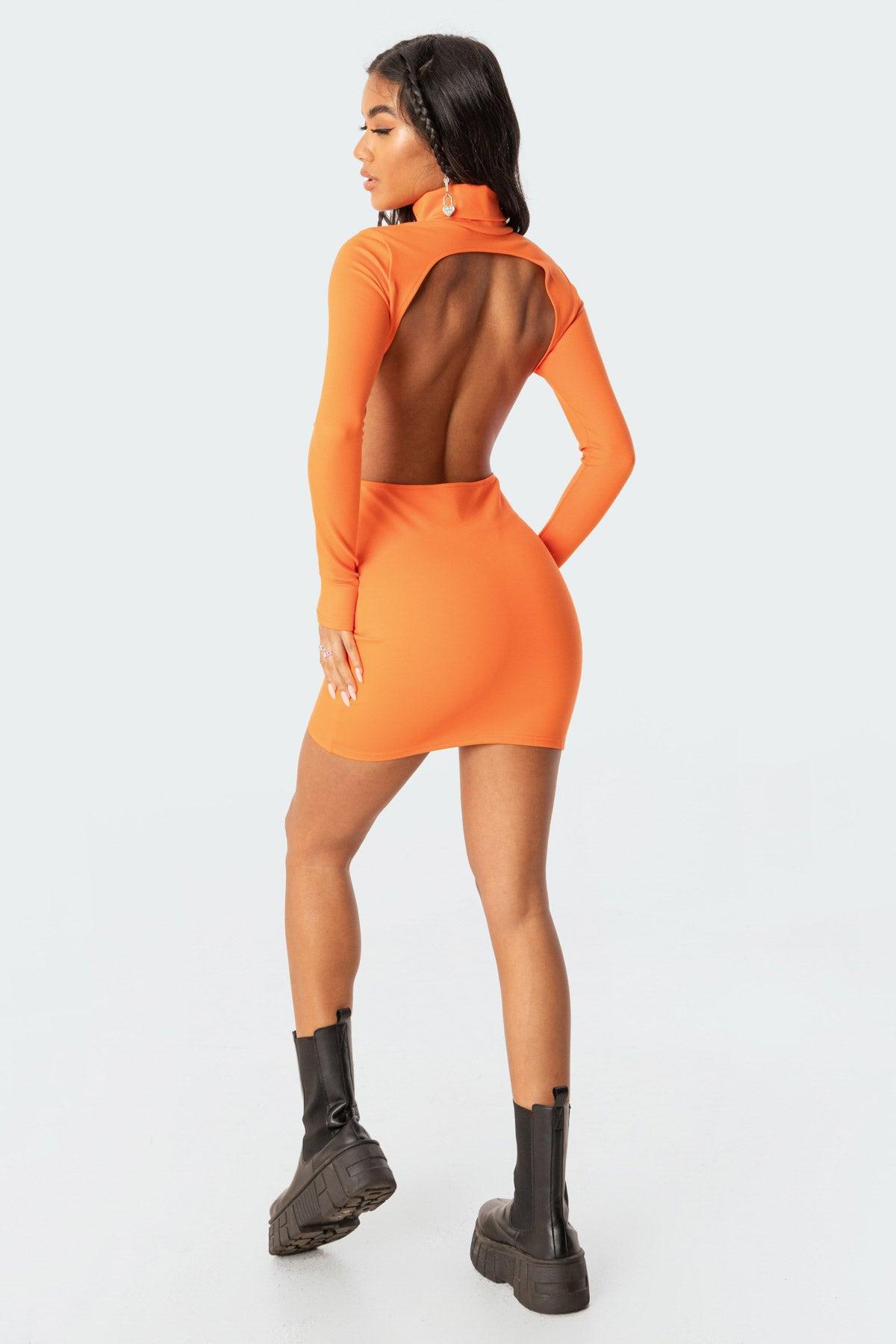 Rhani Open-Back Mini Dress Product Image