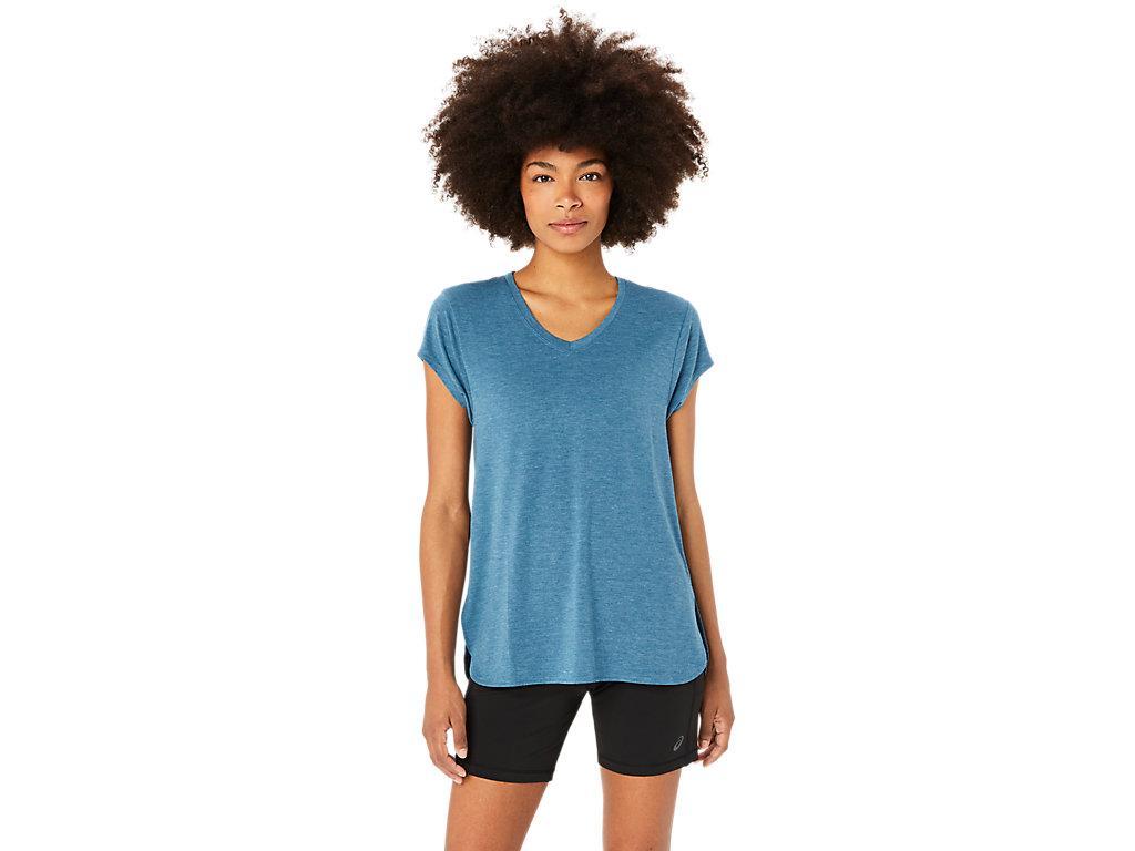 ASICS Women's Heather Vneck Top Product Image