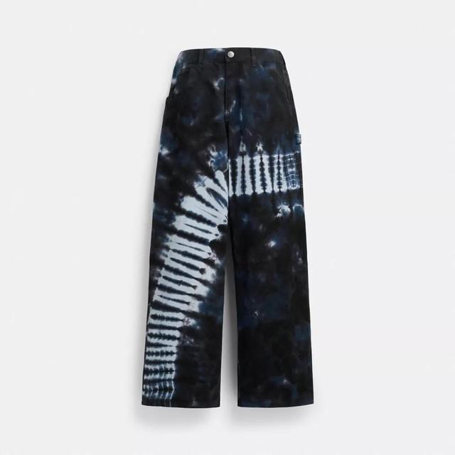 Tie Dye Painter Pants In Organic Cotton Product Image