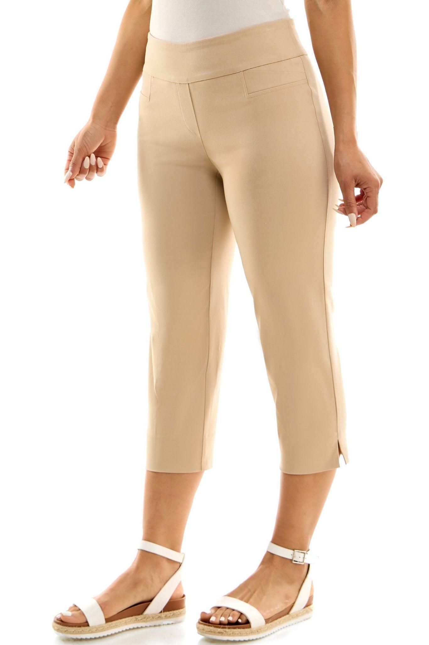 Pull-On Slim Leg Crop Pant Product Image