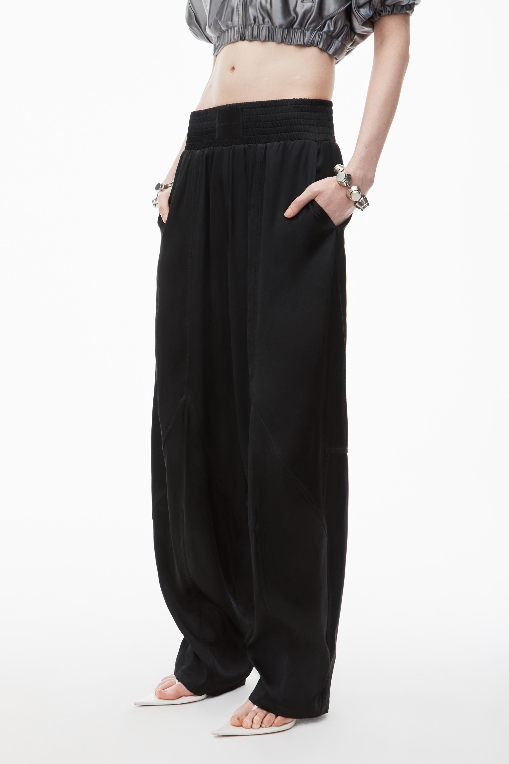 Wide Leg Pant In Satin Jersey Product Image