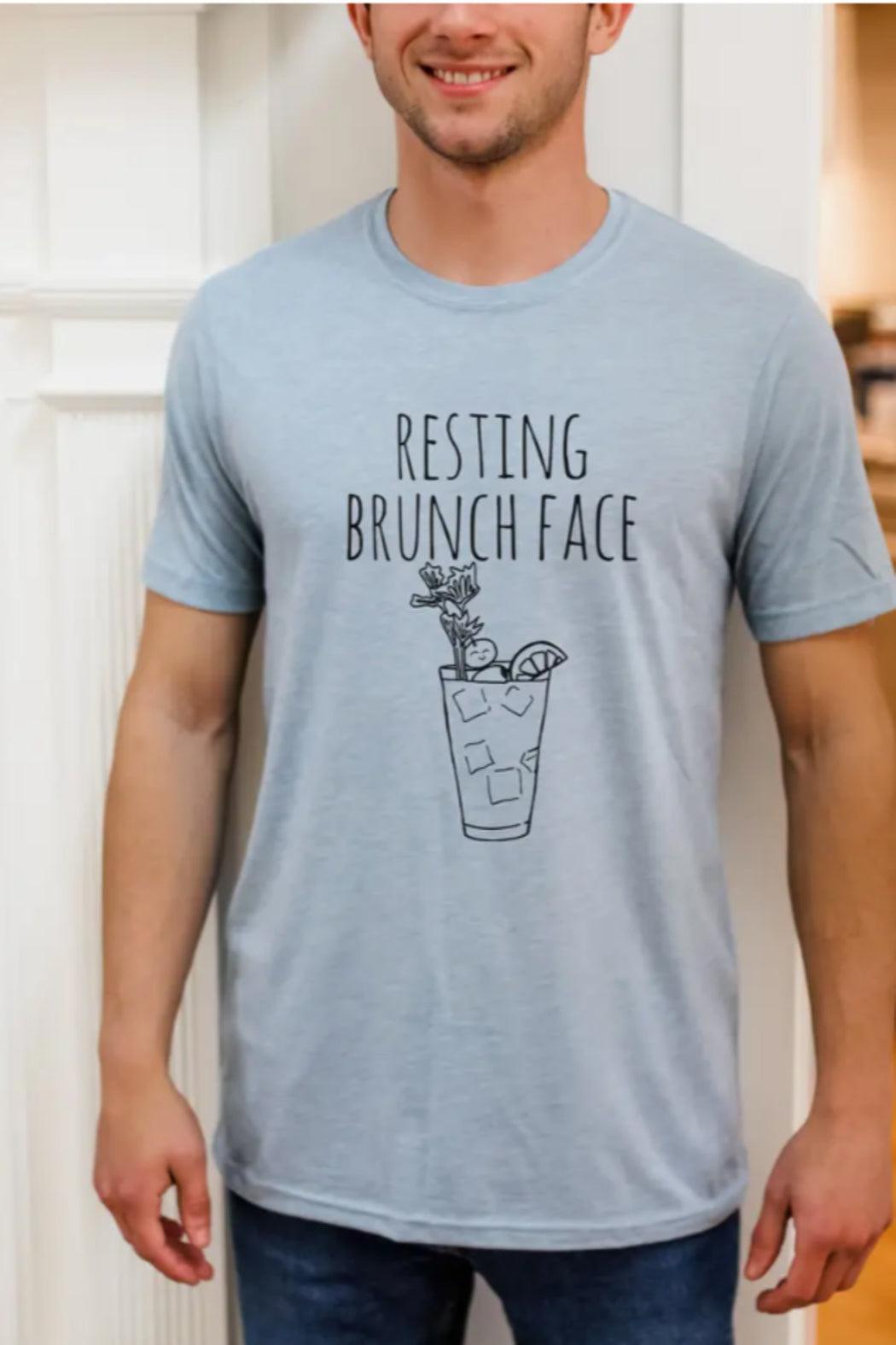 Resting Brunch Face - Funny Men's Tee Male Product Image