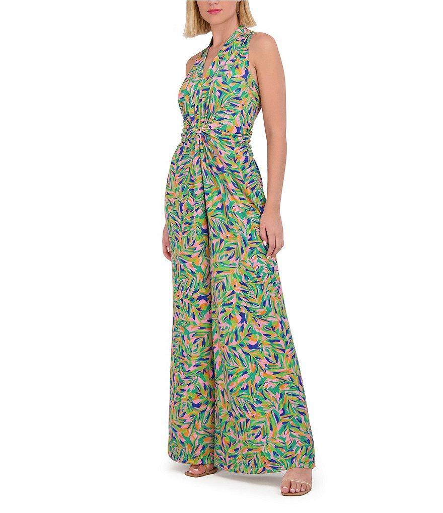 Vince Camuto V-Neck Floral Print Jumpsuit product image