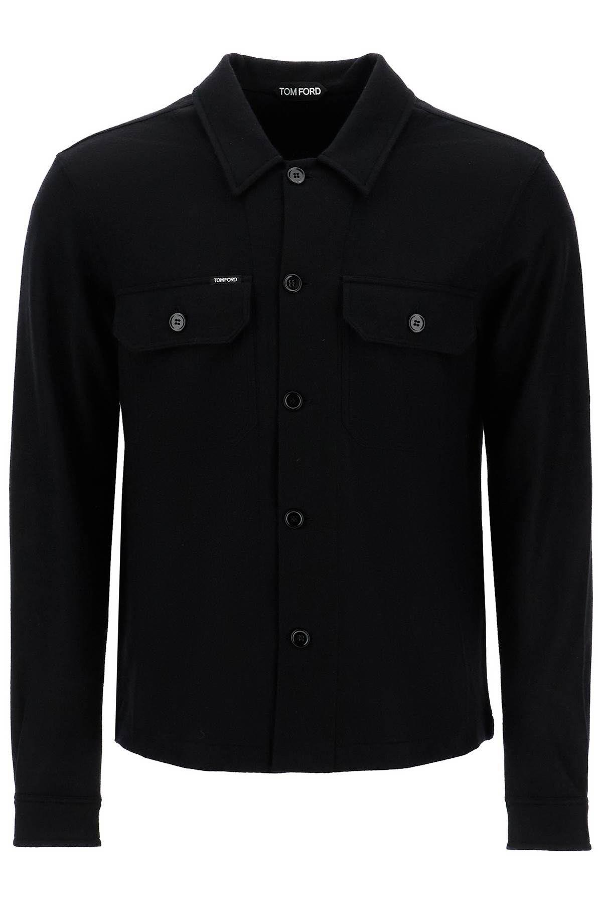 TOM FORD Cashmere Jacket For Men In Black Product Image