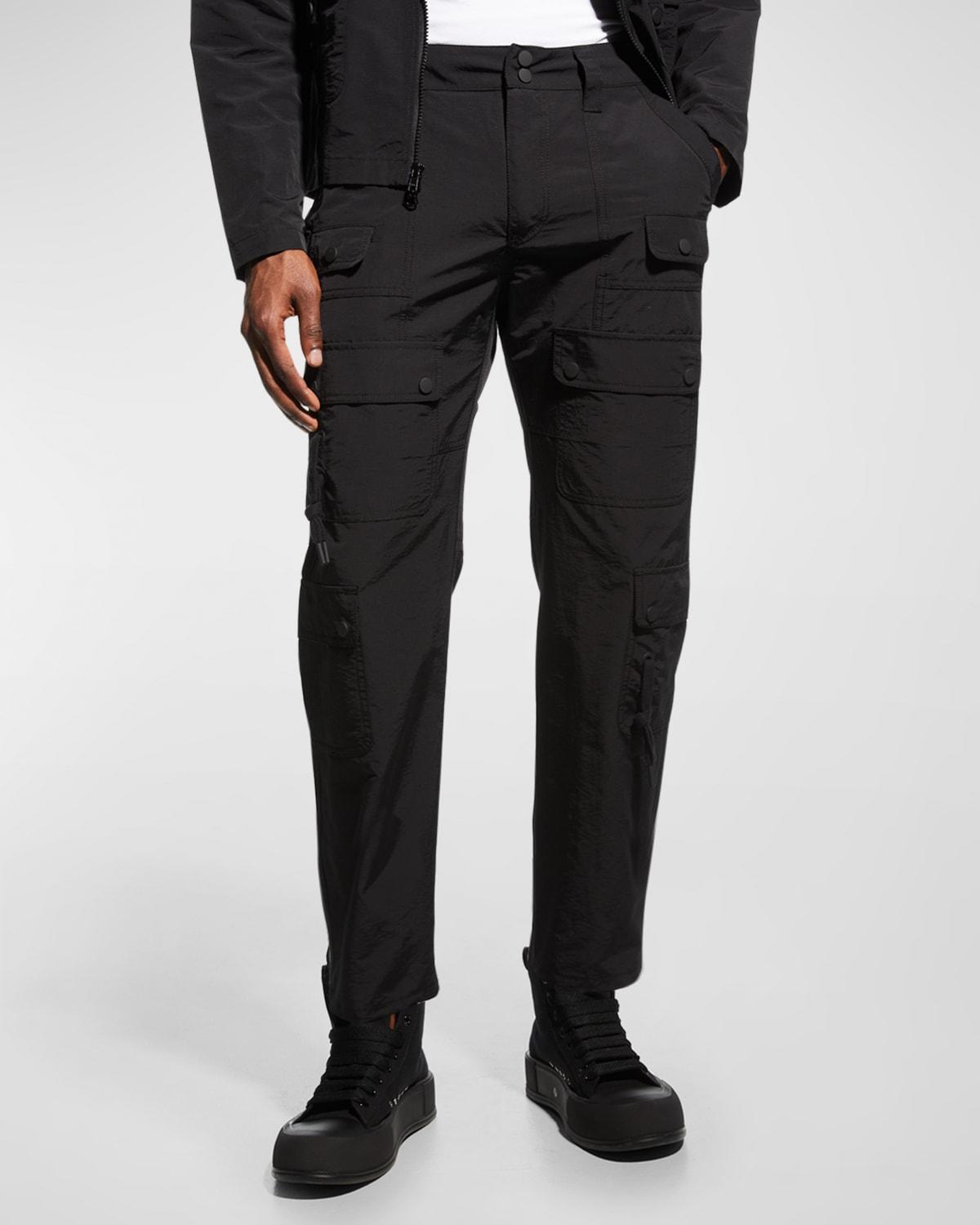 Lotto Italia Men's Multi-Pocket Cargo Pants - Size: SMALL - BLACK product image