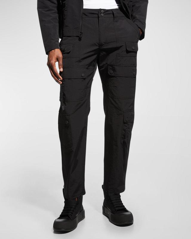 Lotto Italia Men's Multi-Pocket Cargo Pants - Size: SMALL - BLACK Product Image