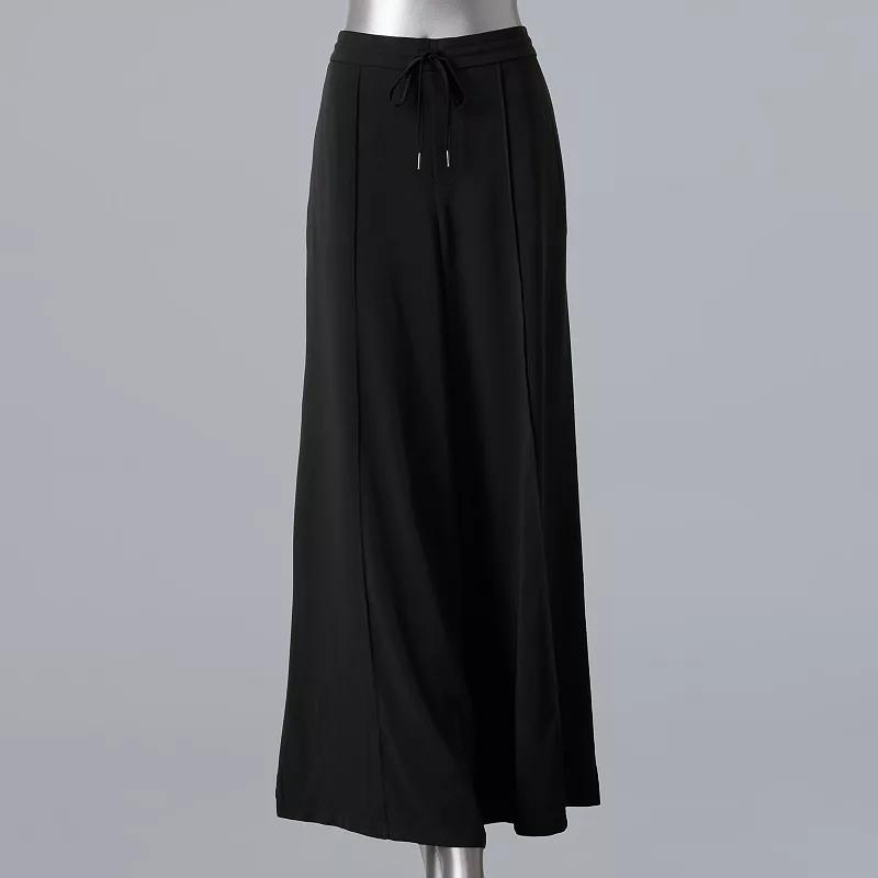 Womens Simply Vera Vera Wang Wide Leg Pants Product Image