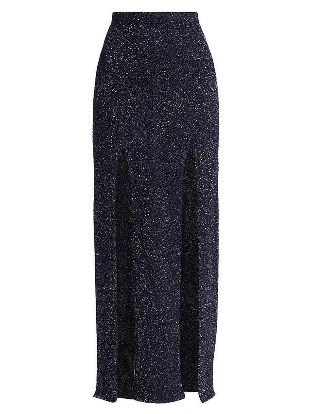 Proenza Schouler Sequin Double Slit Knit Skirt Product Image