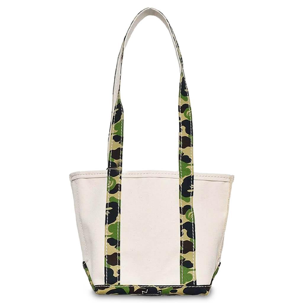 Saint Michael x A Bathing Ape Small Tote Bag - White/Camo Male Product Image