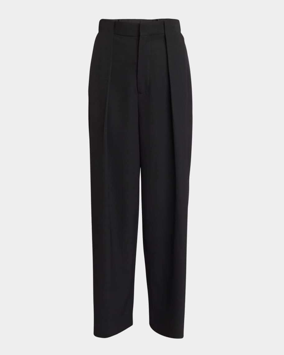 High-Rise Pleated Loose Pants product image