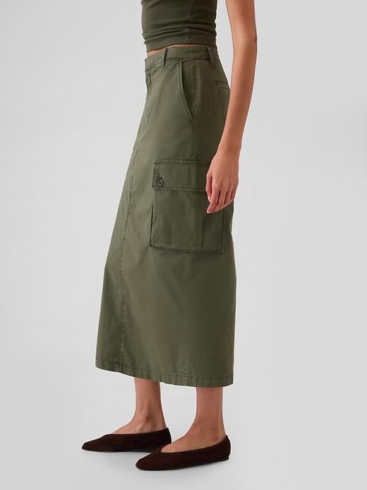 Utility Cargo Midi Skirt Product Image