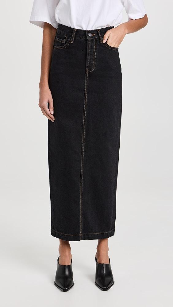 WARDROBE.NYC Denim Column Skirt | Shopbop Product Image