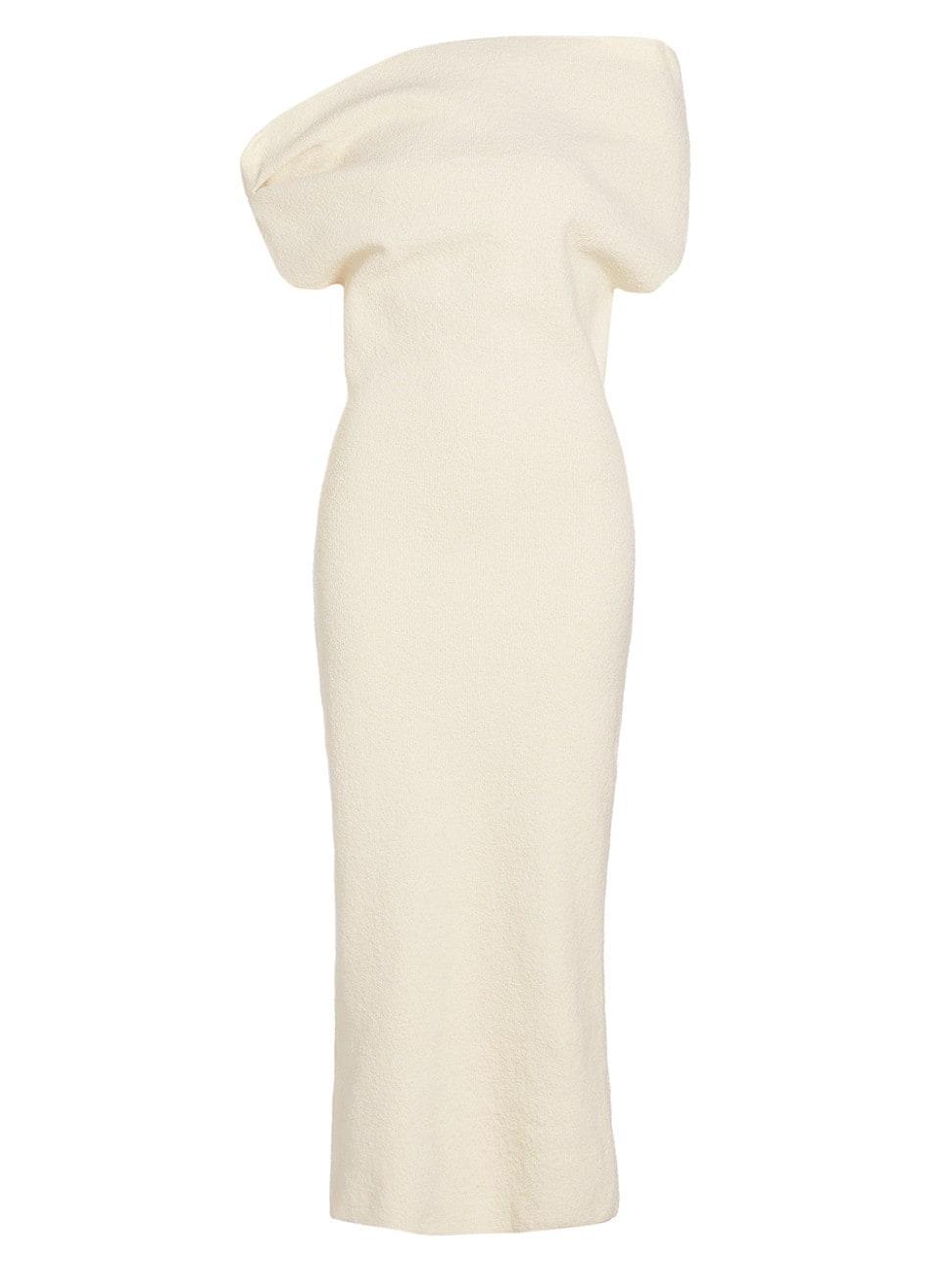 Womens Debra Cotton Boucle Midi-Dress Product Image