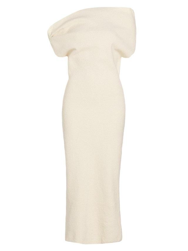 Womens Debra Cotton Boucle Midi-Dress Product Image