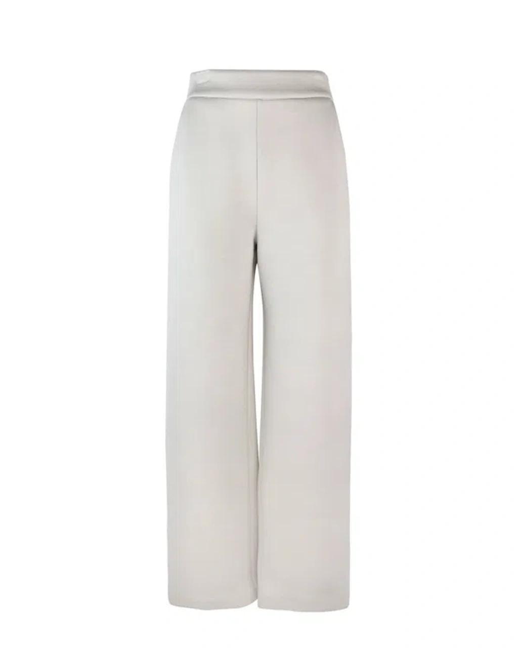 MAX MARA High Waist Straight Leg Pants In Powder Product Image