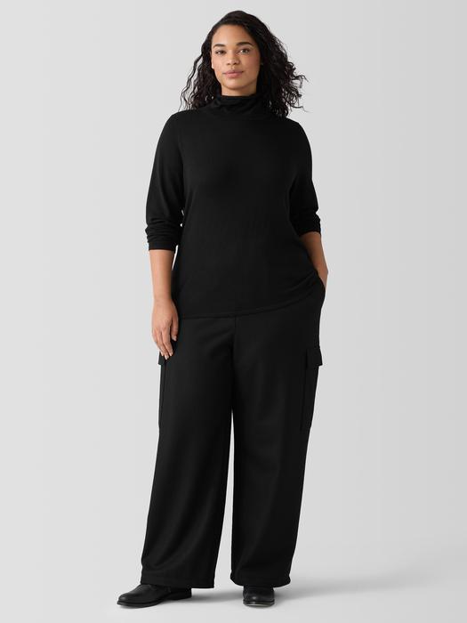 Felted Wool Jersey Cargo Pant in Regenerative Wool Product Image