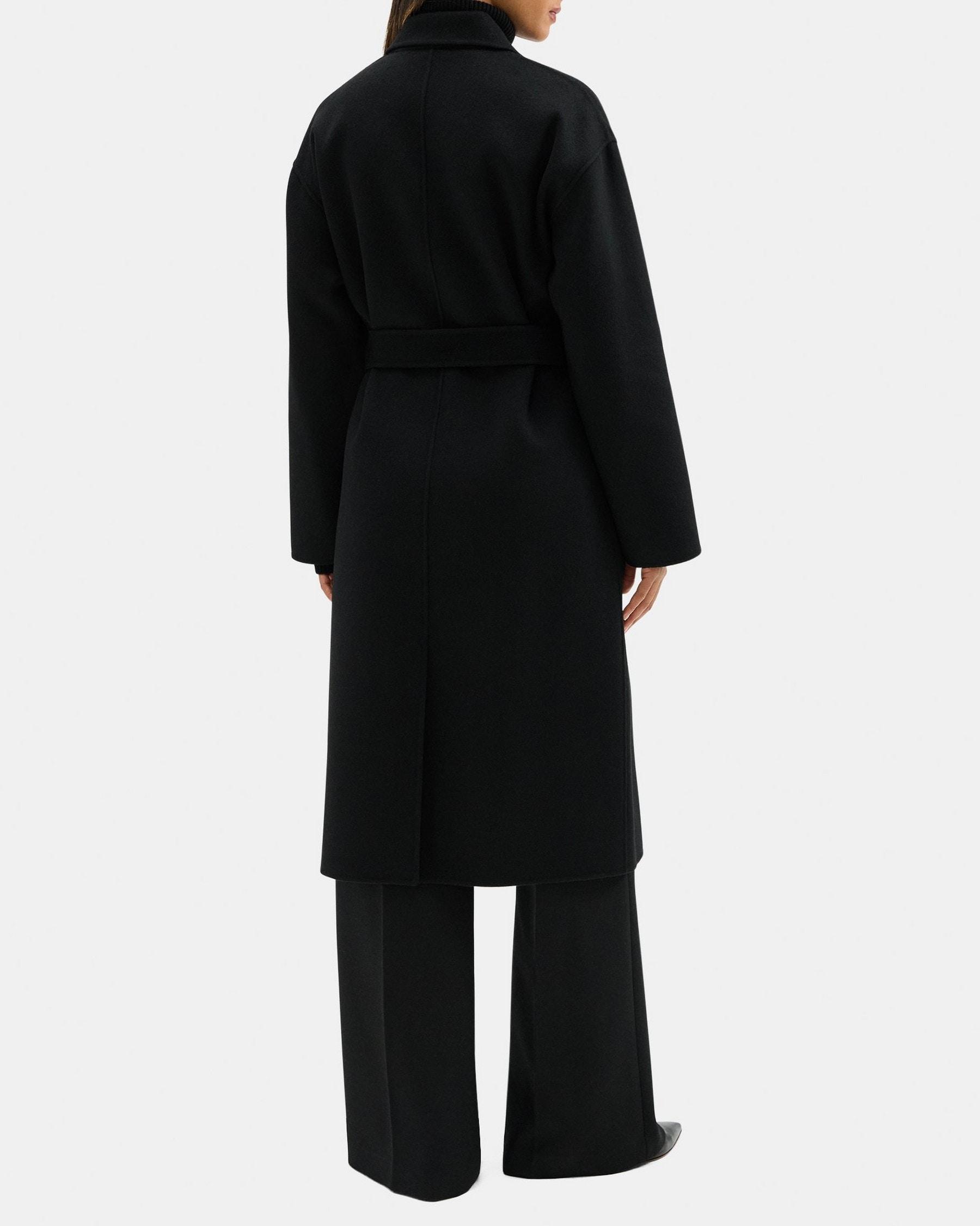 Robe Coat in Double-Face Wool-Cashmere Product Image