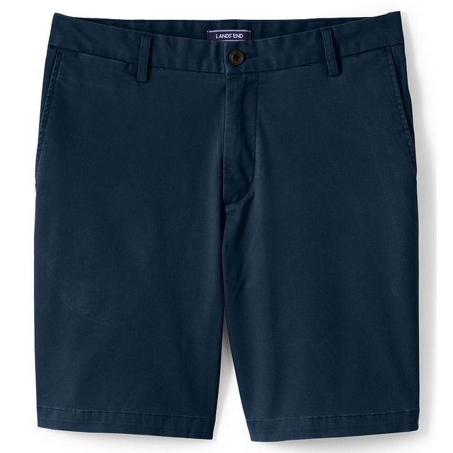 Mens Lands End Traditional-Fit Comfort-First 9-inch Knockabout Chino Shorts Radiant Blue Product Image