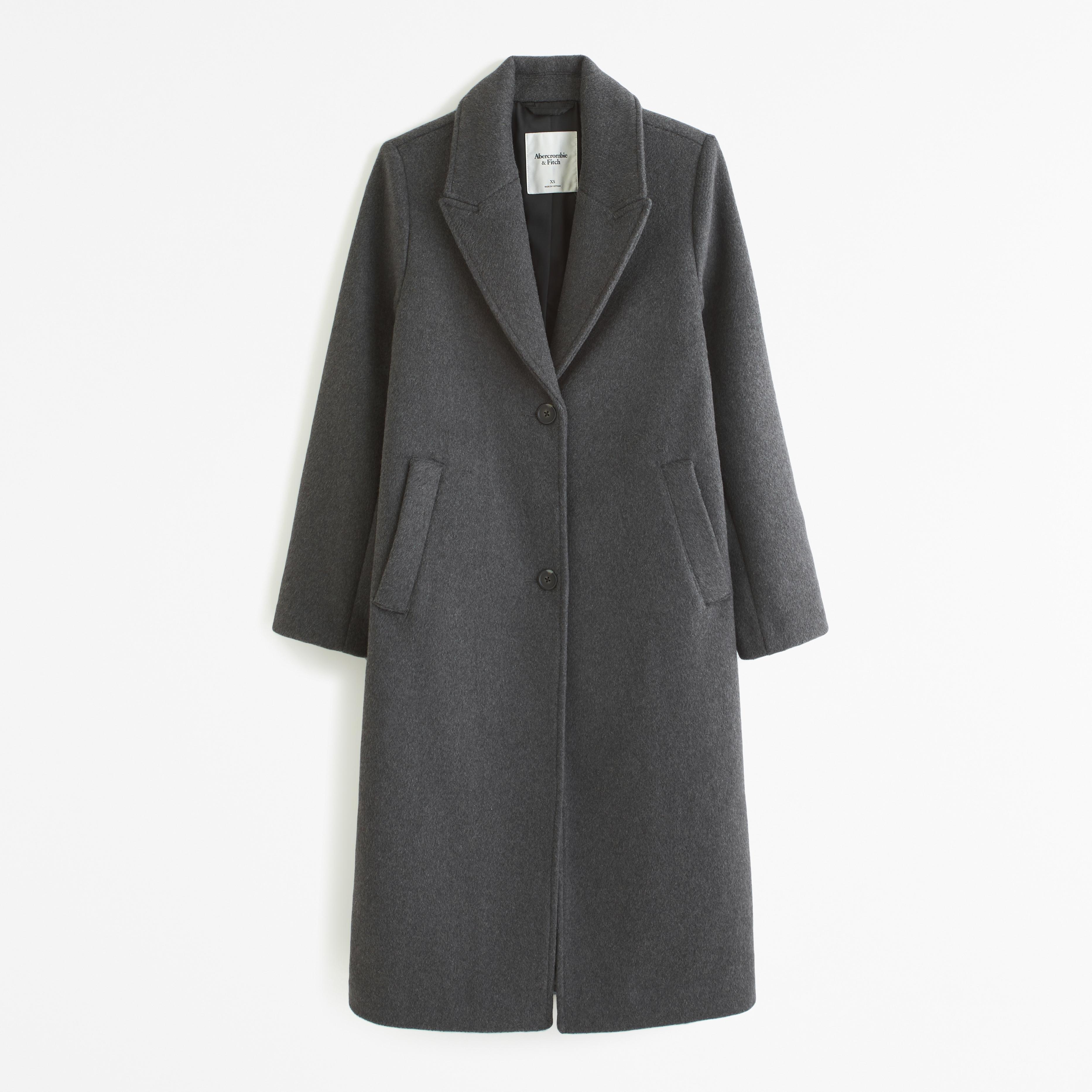 Wool-Blend Tailored Topcoat product image