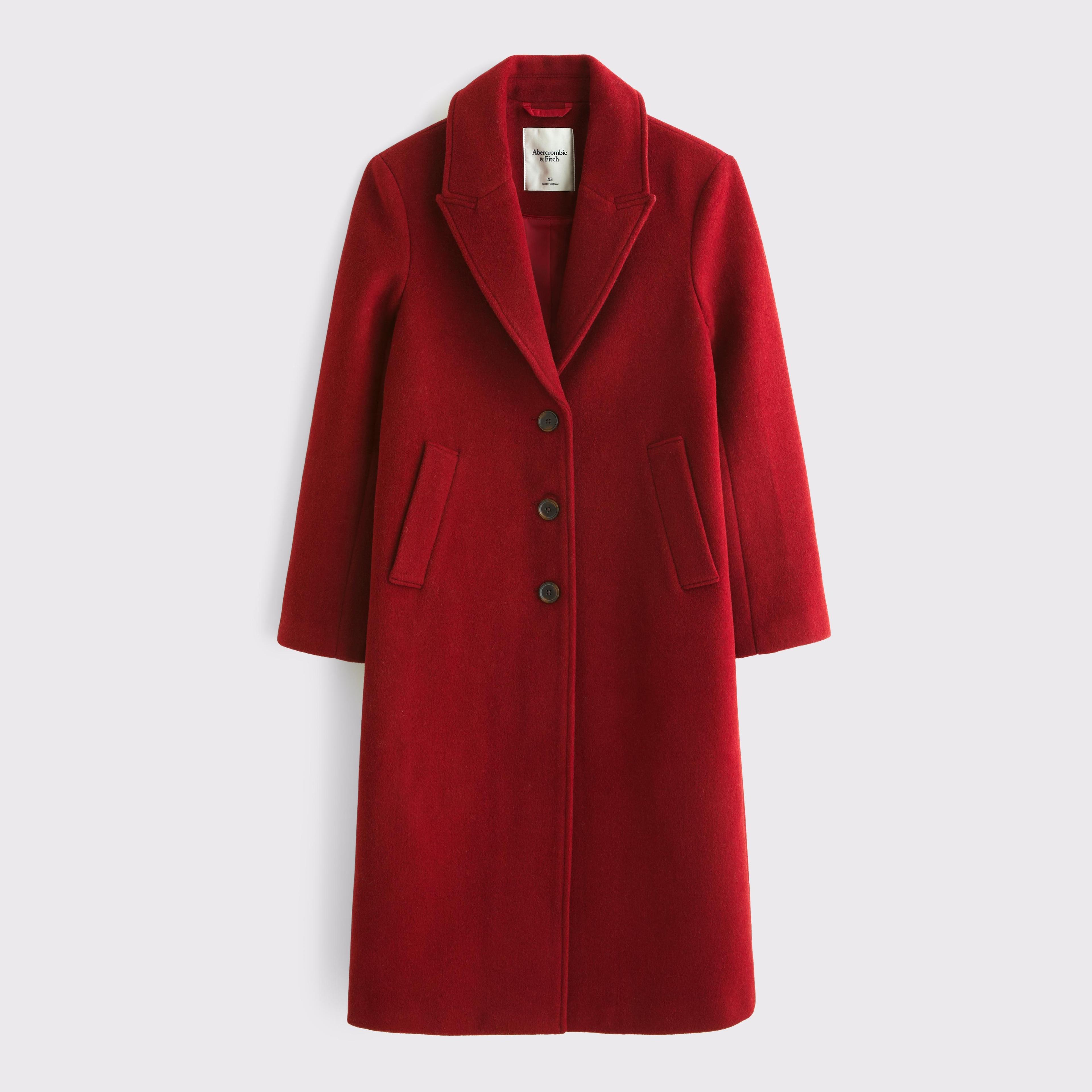 Wool-Blend Tailored Topcoat Product Image