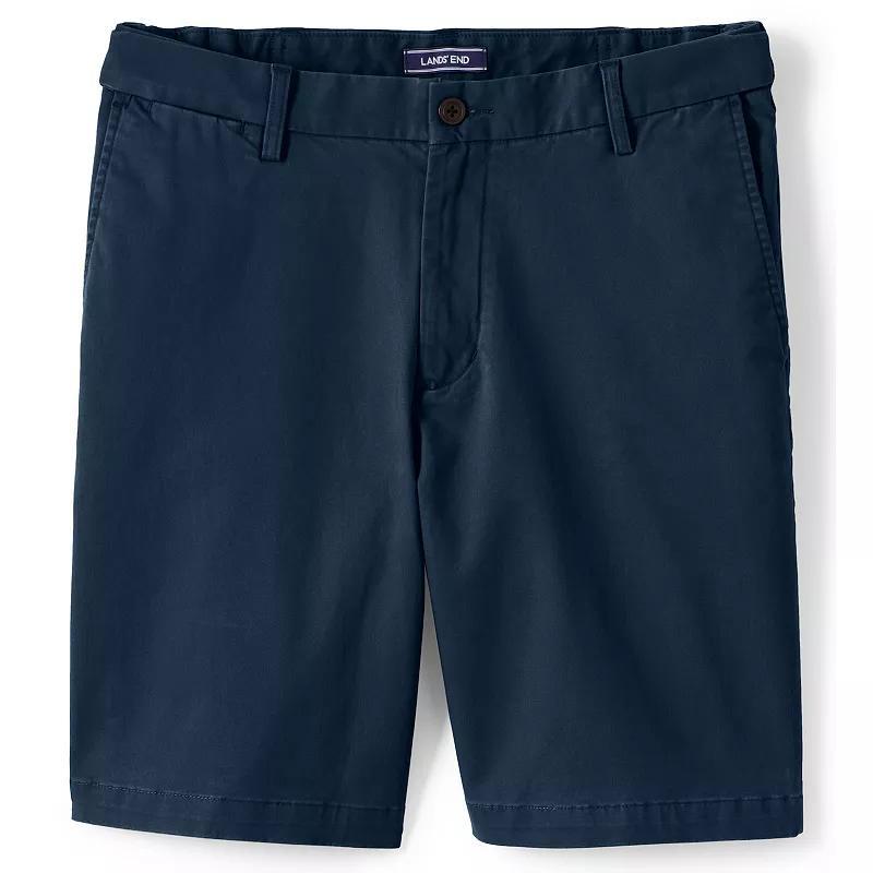 Mens Lands End 9-inch Comfort-Waist Comfort-First Knockabout Chino Shorts Radiant Blue Product Image