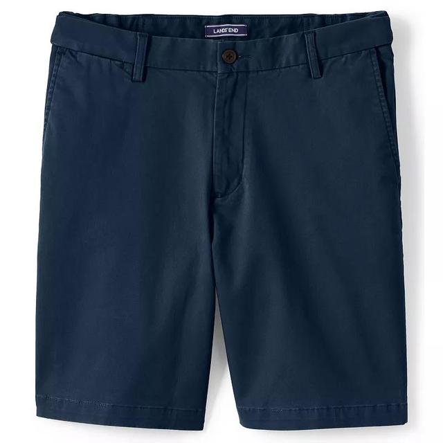 Big & Tall Lands End 9 Comfort-Waist Knockabout Chino Shorts, Mens Radiant Blue Product Image