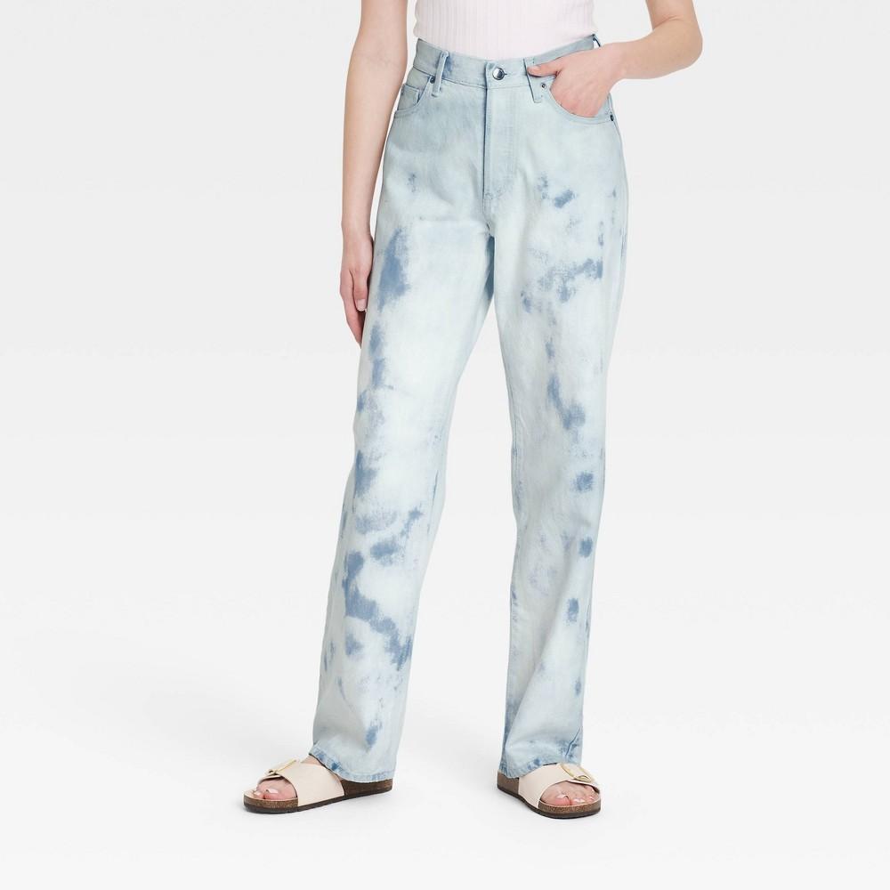 Womens Mid-Rise 90s Baggy Cloud Jeans - Universal Thread Light Wash Product Image