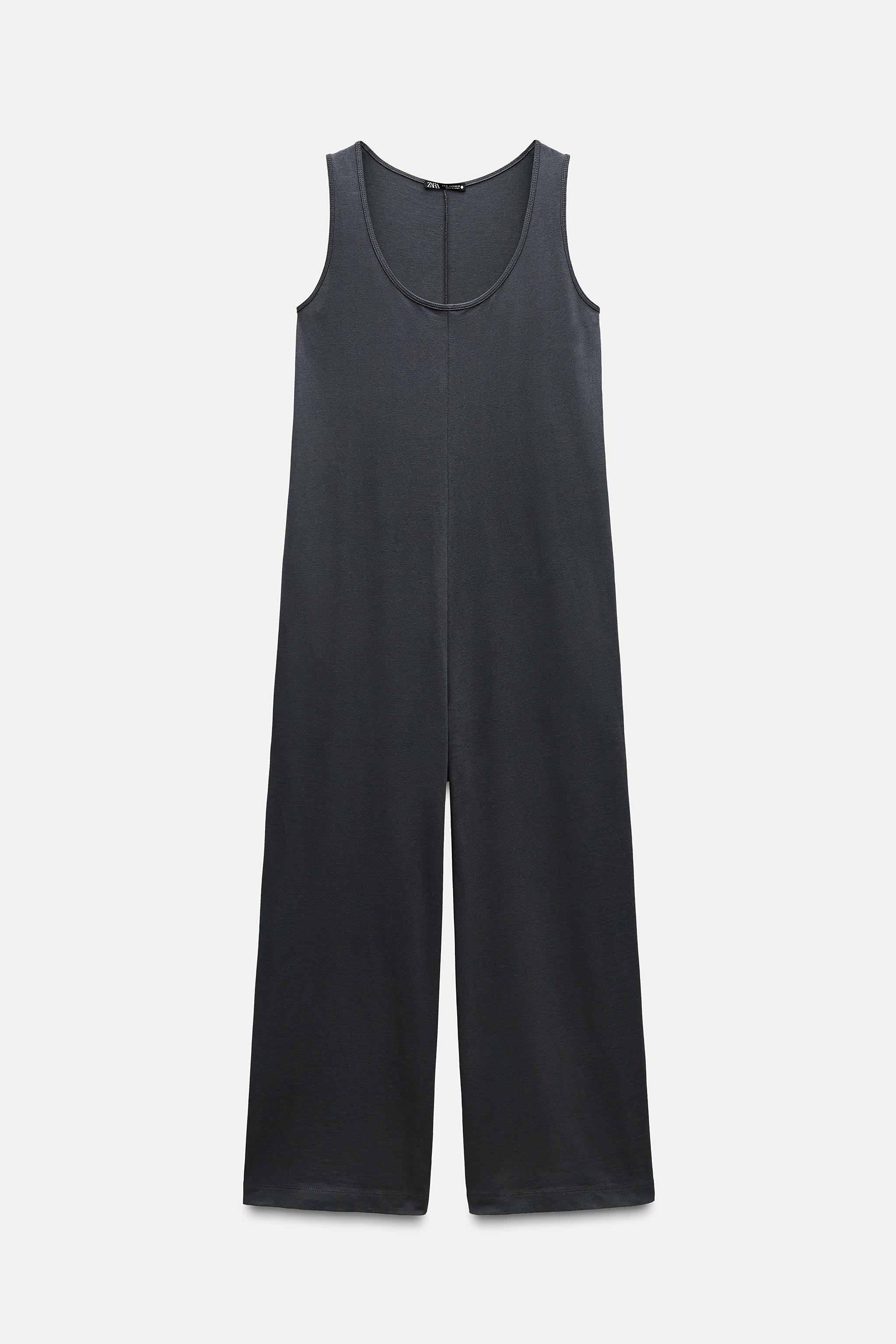 LONG COTTON JUMPSUIT Product Image