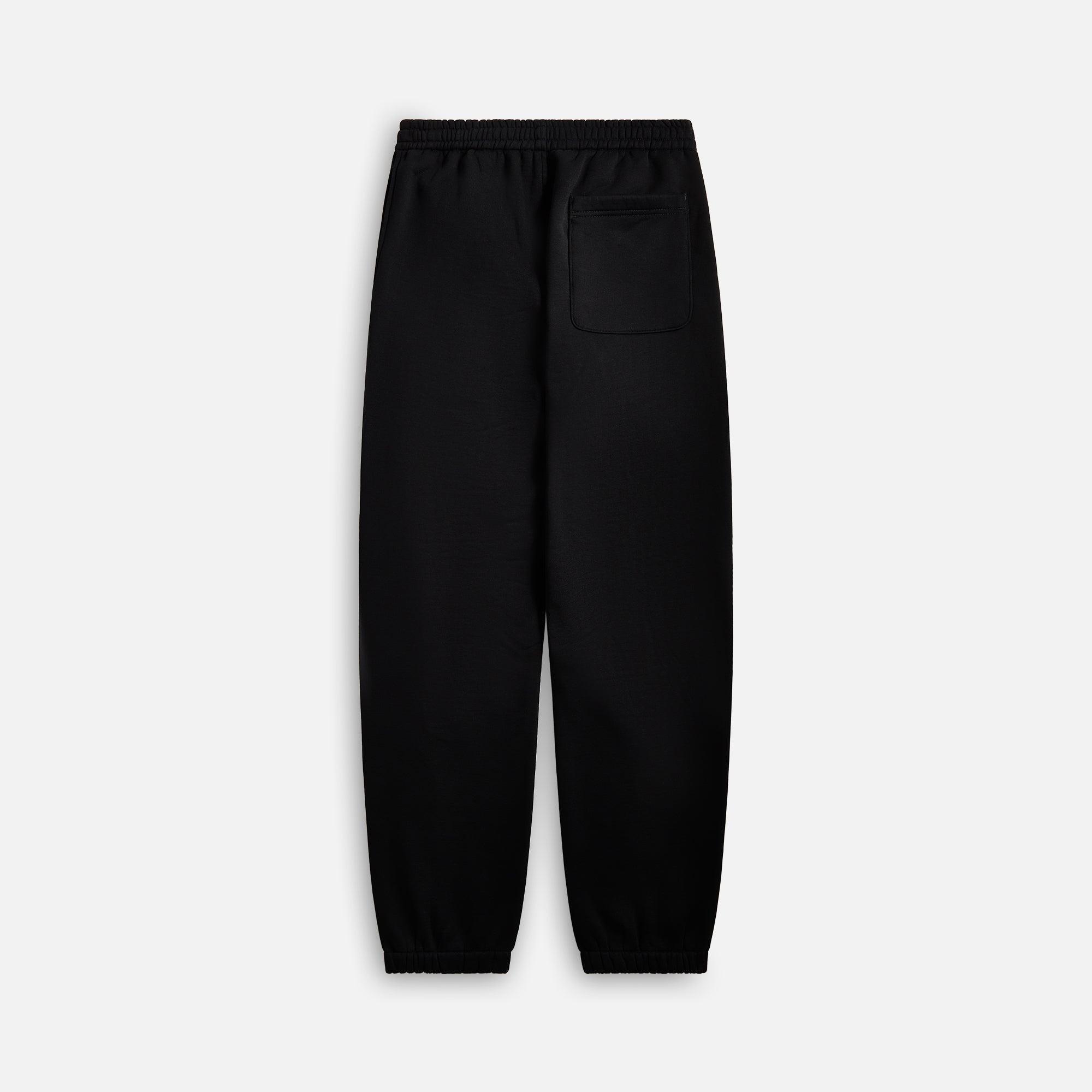 Auralee Smooth Soft Sweat Pants - Black Male Product Image