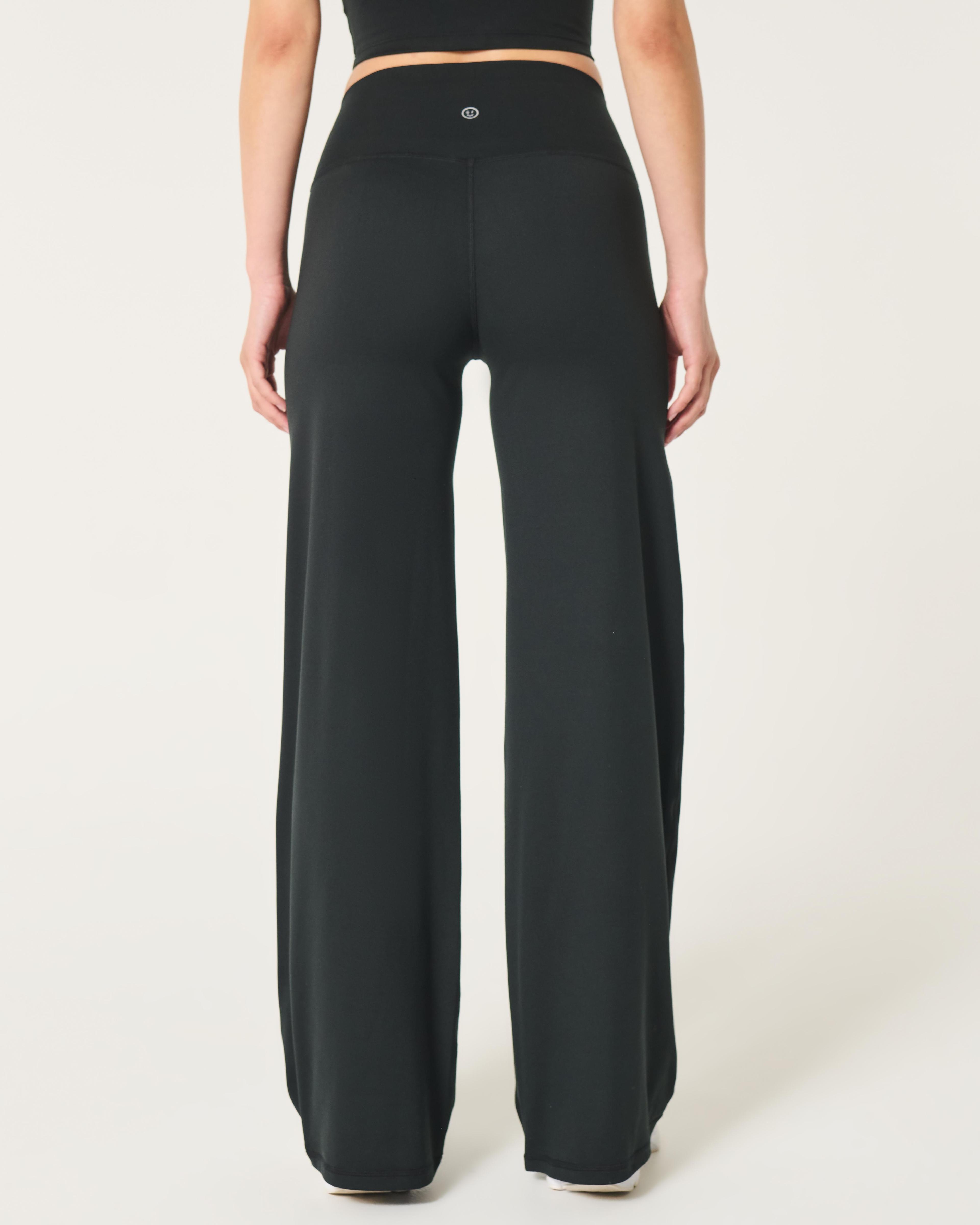 Gilly Hicks Active Recharge Wide-Leg Foldover Waist Pants Product Image