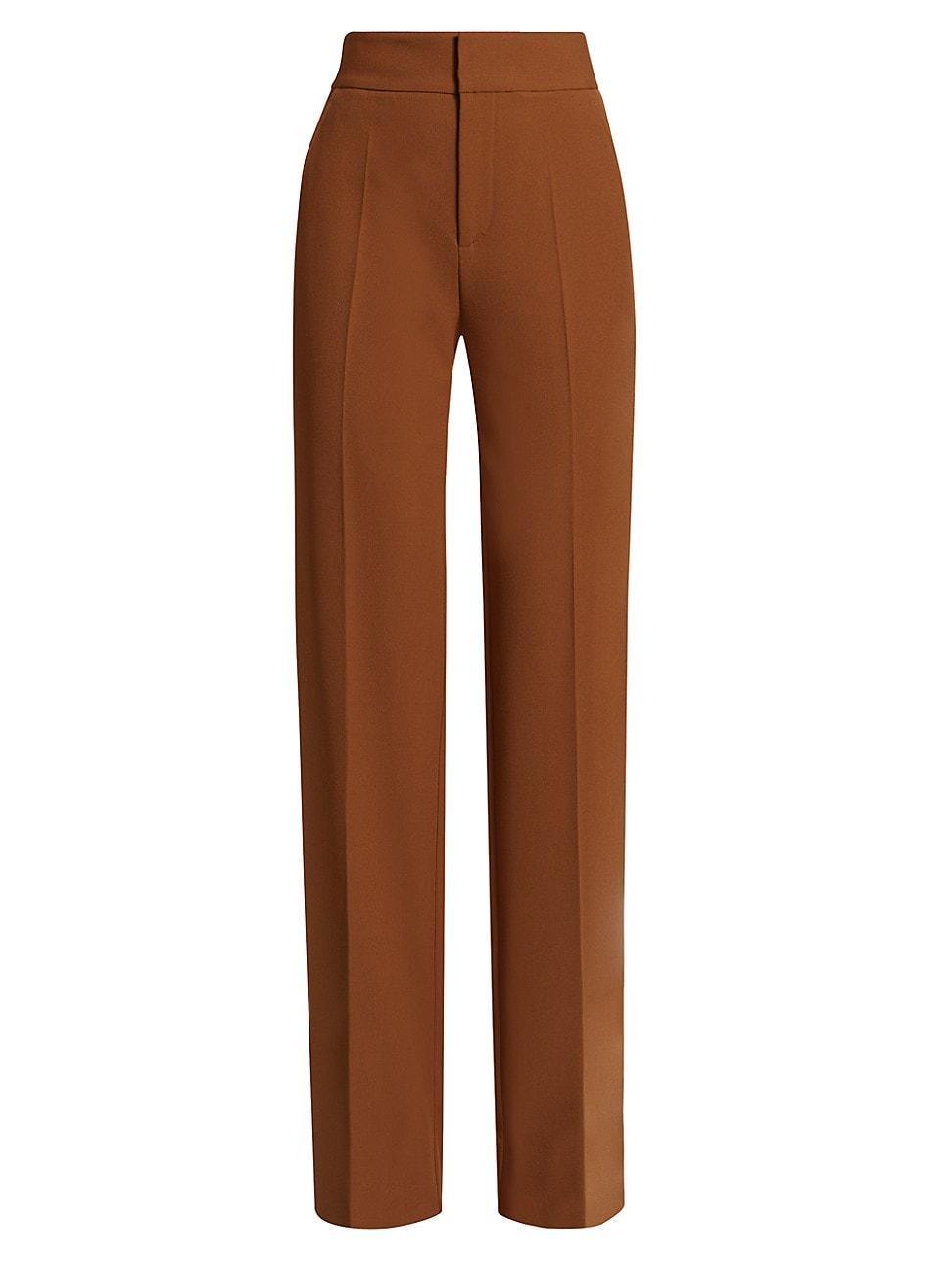 Womens Relaxed Straight-Leg Trousers Product Image