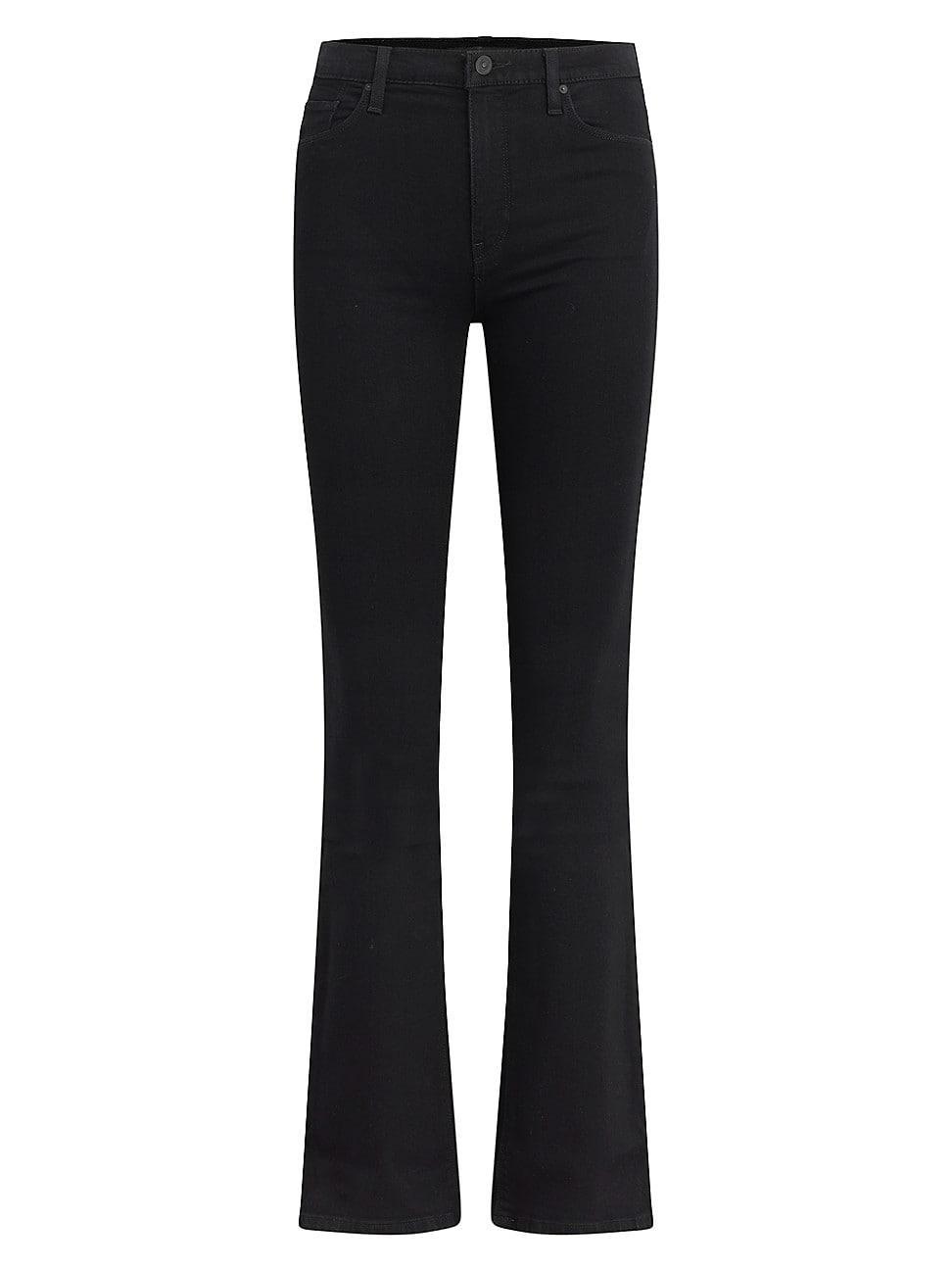 Hudson Barbara High-Rise Bootcut Jeans By Hudson in Black Size 33 Product Image