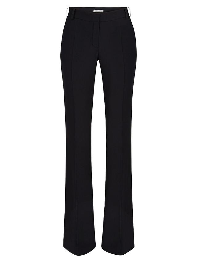 Womens Pleated Boot-Cut Cady Pants Product Image