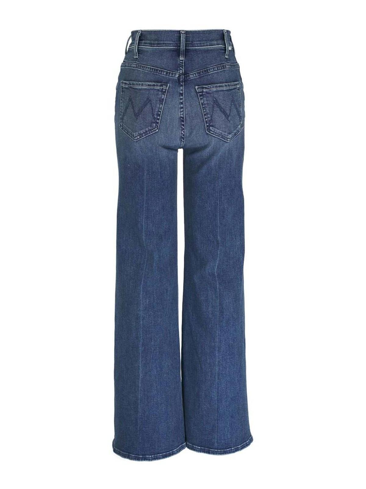 MOTHER The Hustler Roller Skimp Jeans In Blue Product Image