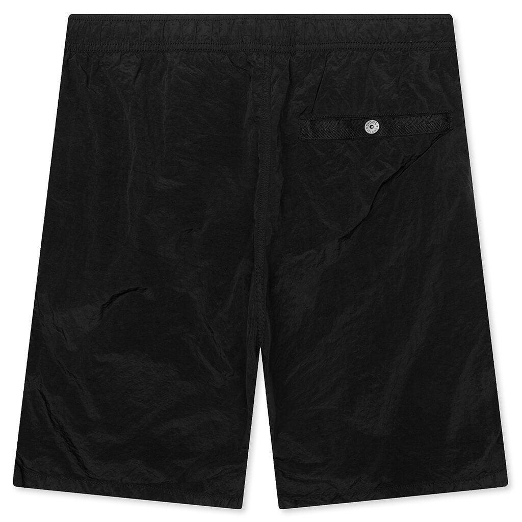 Patch Bermuada Shorts - Black Male Product Image