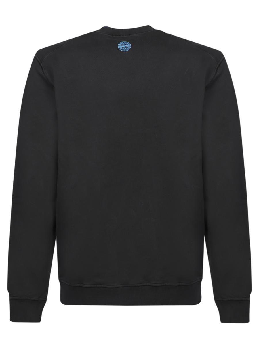 Logo Printed Crewneck Sweatshirt In Black Product Image