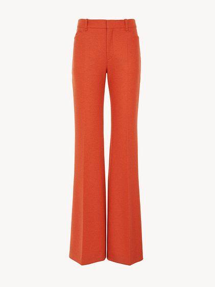 Low-waist flare pants Product Image