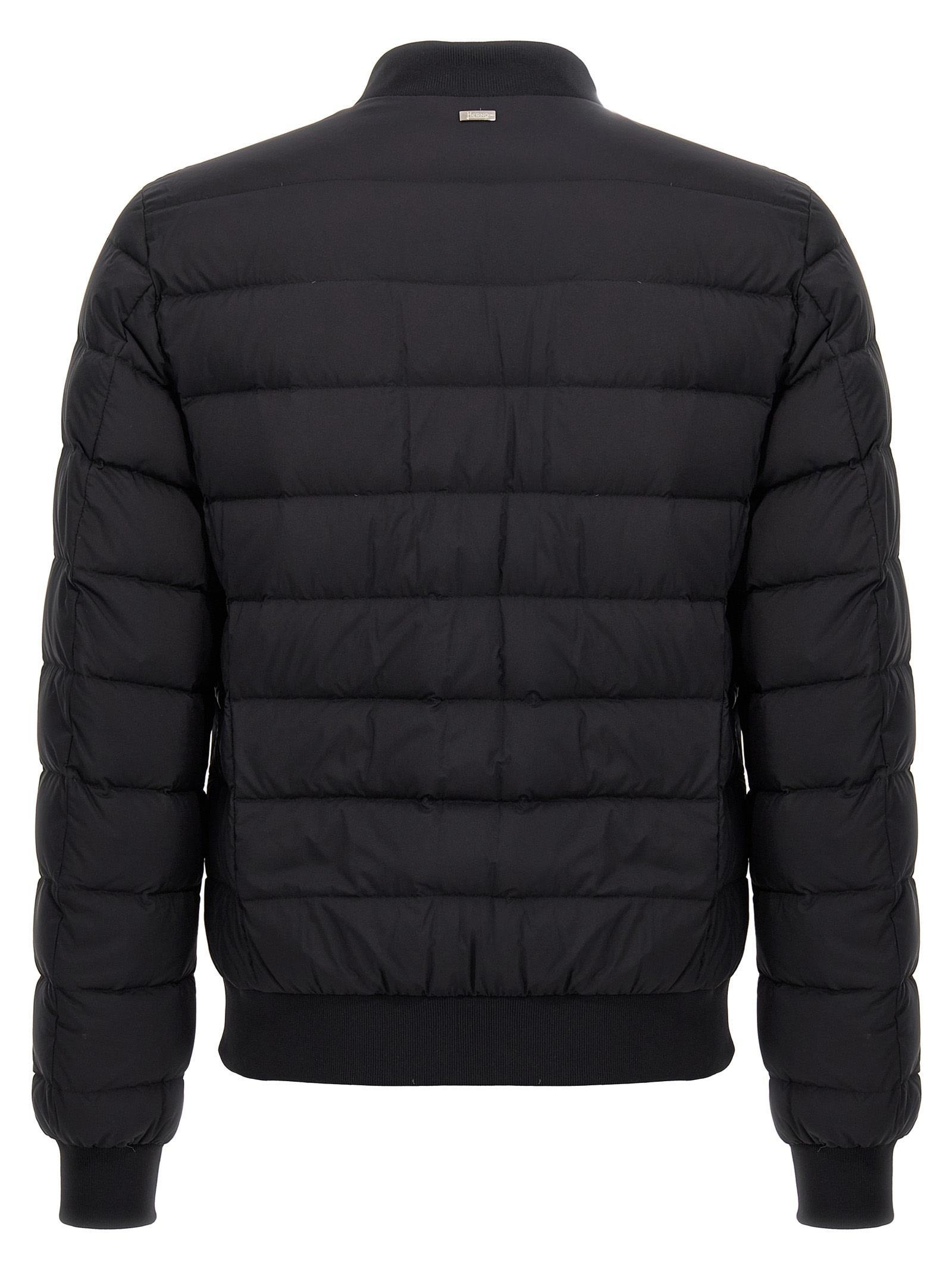 HERNO Quilted Down Jacket In Black Product Image