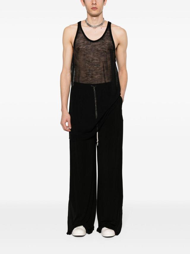 RICK OWENS Wide-leg Trousers In Black Product Image